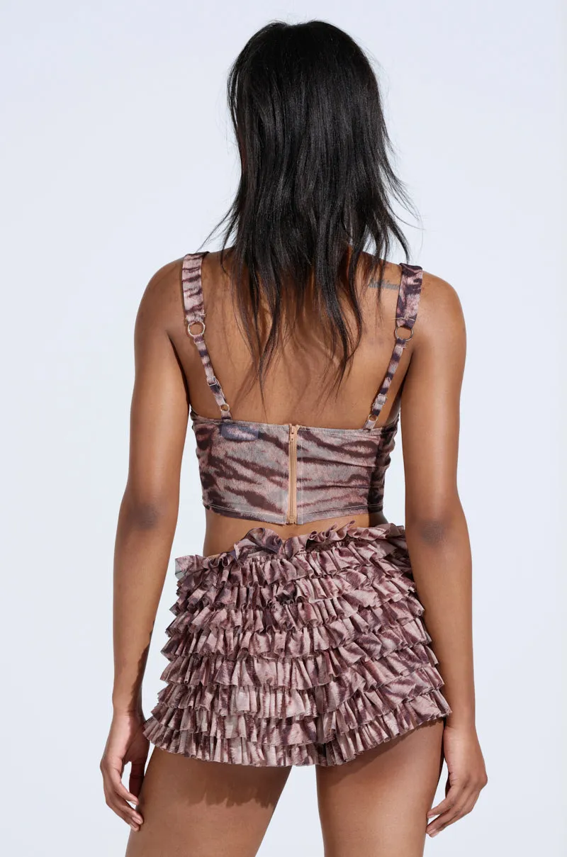 ATTENTION ANIMAL PRINT CORSET sold by AKIRA product image thumbnail 5