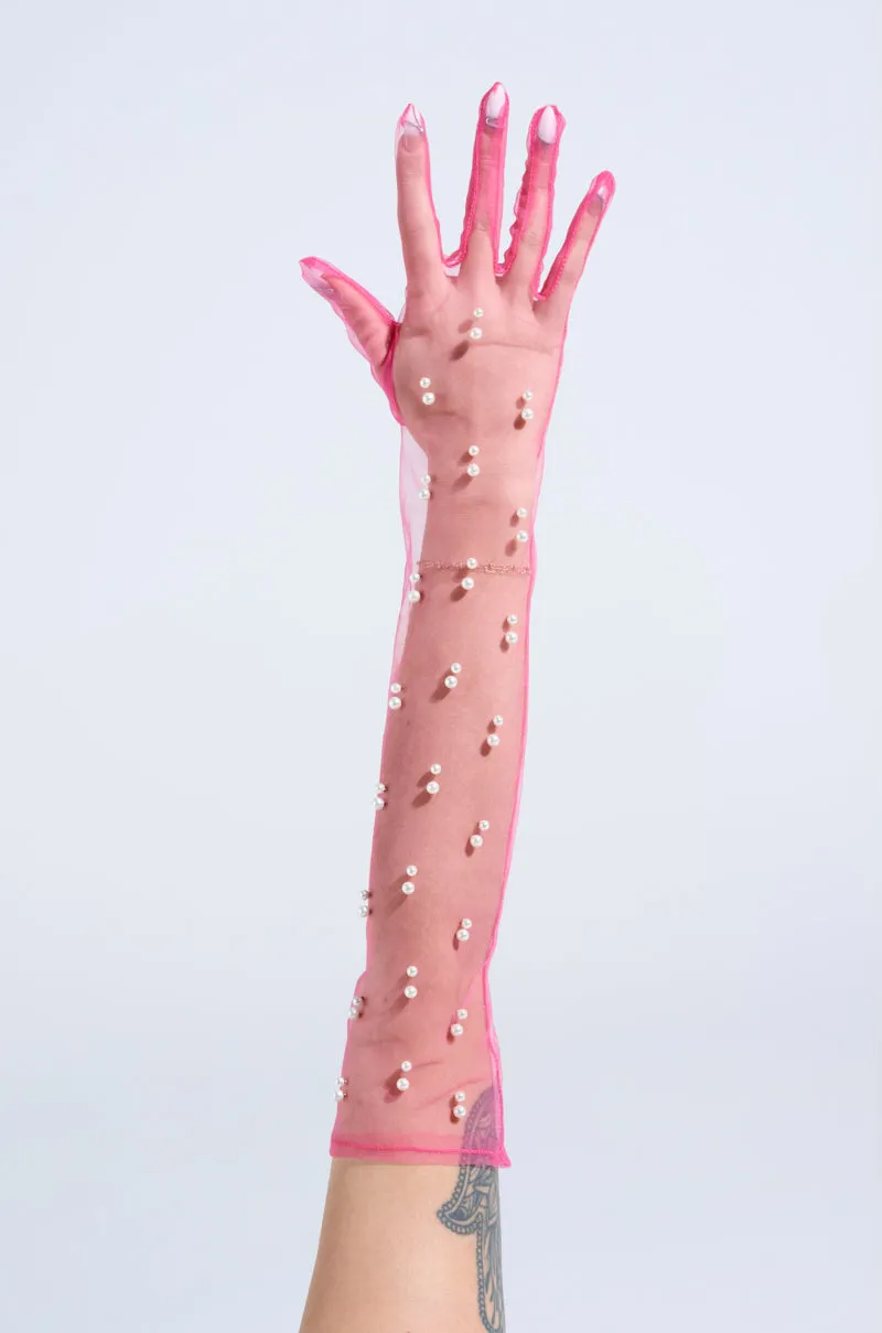 ALL THE VIBES PEARL GLOVES sold by AKIRA product image thumbnail 3
