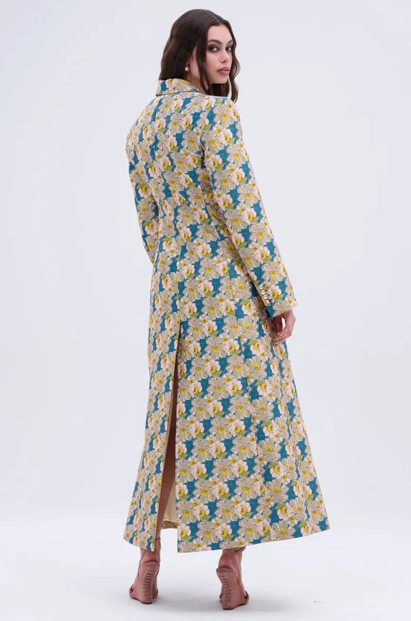 SCARLETT LUXE TRENCH IN BROCADE sold by AKIRA product image thumbnail 4