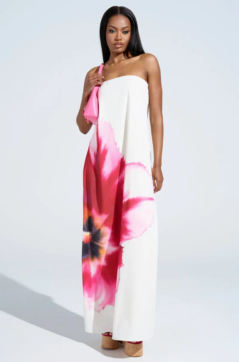 SWEET AND SPICY SATIN MAXI DRESS sold by AKIRA product image thumbnail 3