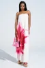 SWEET AND SPICY SATIN MAXI DRESS sold by AKIRA
