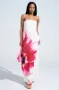 SWEET AND SPICY SATIN MAXI DRESS sold by AKIRA