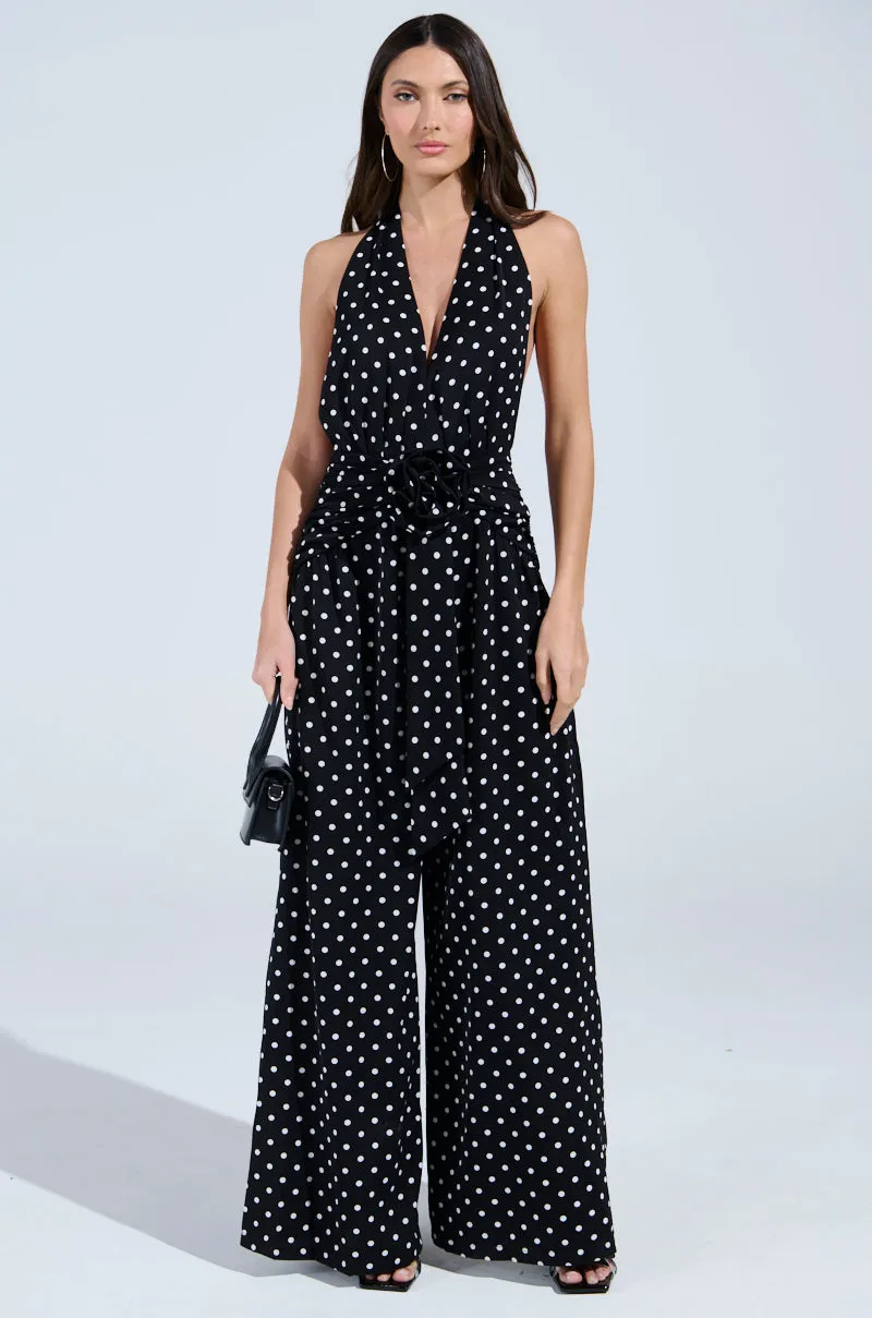 BEST DRESSED POLKA DOT JUMPSUIT sold by AKIRA product image thumbnail 2