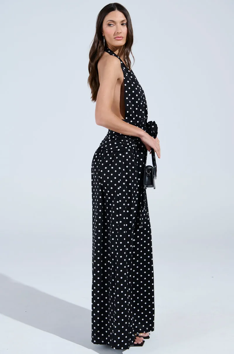 BEST DRESSED POLKA DOT JUMPSUIT sold by AKIRA product image thumbnail 4