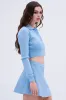 ICY BLUE SPARKLE CARDIGAN sold by AKIRA