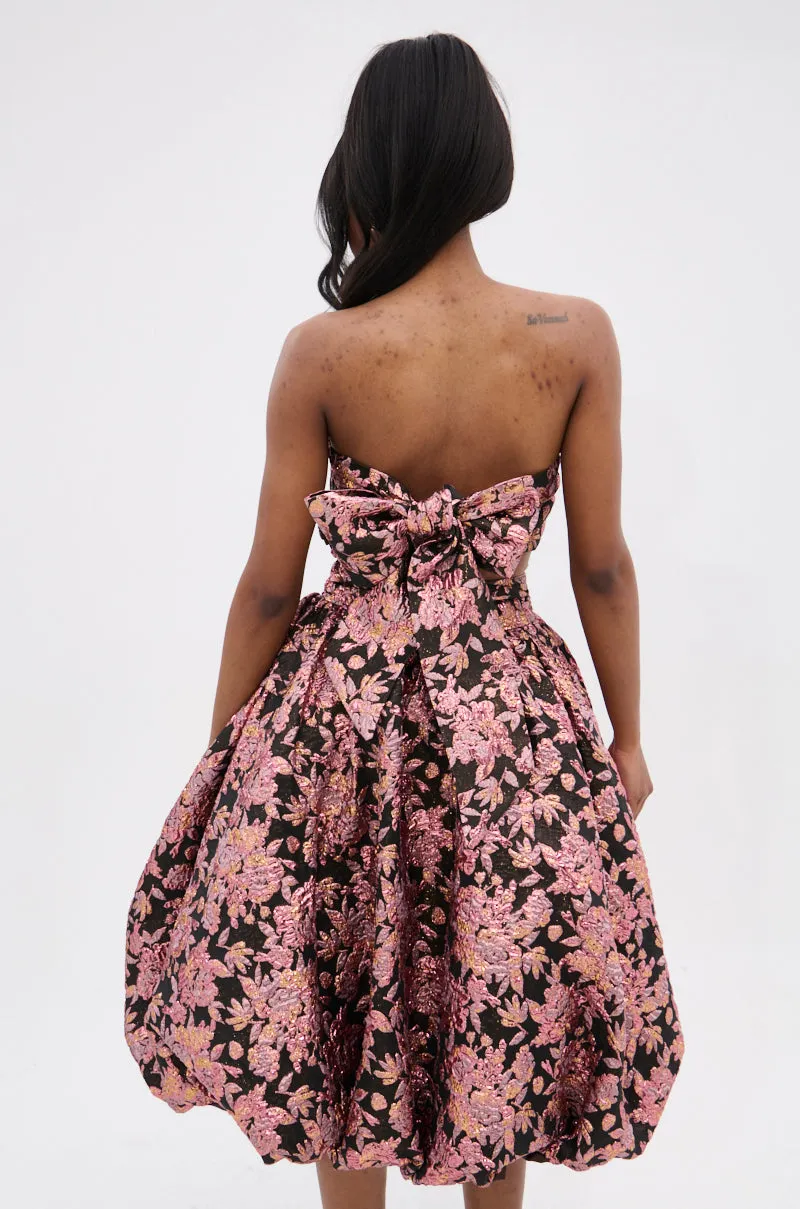 CHARLOTTE BROCADE MIDI DRESS sold by AKIRA product image thumbnail 5