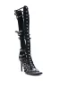 AZALEA WANG UNDERWOOD BLACK GLADIATOR STILETTO SANDAL sold by AKIRA