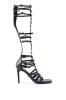 AZALEA WANG UNDERWOOD BLACK GLADIATOR STILETTO SANDAL sold by AKIRA