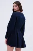 ALL ABOUT MY BUSINESS DENIM MINI DRESS IN DARK BLUE sold by AKIRA