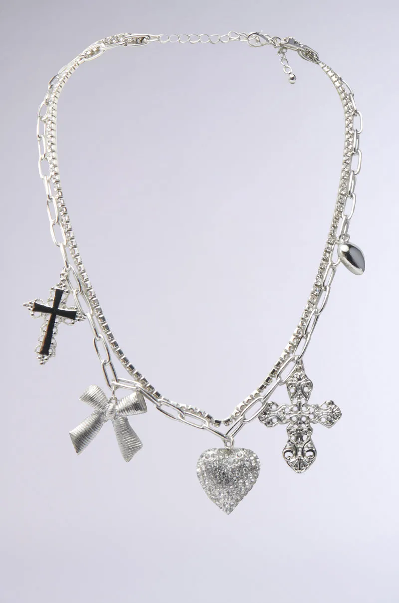 IT GIRL SILVER NECKLACE sold by AKIRA