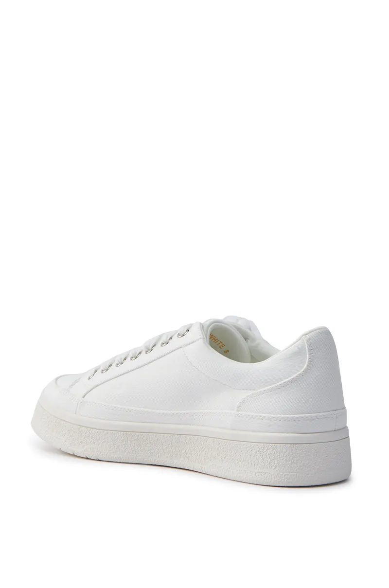 AZALEA WANG CARNATION WHITE FLAT SNEAKER sold by AKIRA product image thumbnail 5