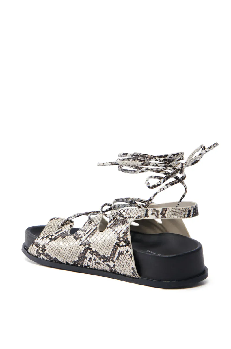 AKIRA YUNA RHINESTONE FLOWER EMBELLISHED SANDAL sold by AKIRA product image thumbnail 5
