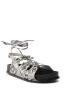 AKIRA YUNA RHINESTONE FLOWER EMBELLISHED SANDAL sold by AKIRA