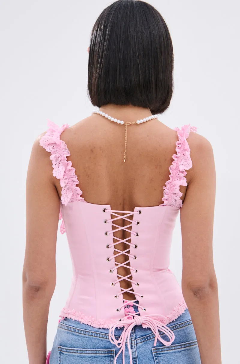 STUCK IN A DREAM CORSET TOP sold by AKIRA product image thumbnail 3