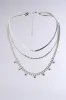 LAYERED UP SILVER NECKLACE sold by AKIRA