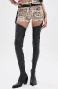 AZALEA WANG WESTLANN BLACK PU CHAP BOOT sold by AKIRA