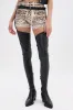 AZALEA WANG WESTLANN BLACK PU CHAP BOOT sold by AKIRA