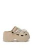 AZALEA WANG DAVIES BEIGE EMBELLISHED FLAT sold by AKIRA