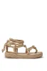 AKIRA KEONA BEIGE ROPE FLAT SANDAL sold by AKIRA