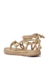 AKIRA KEONA BEIGE ROPE FLAT SANDAL sold by AKIRA