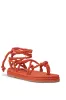 AKIRA KEONA ORANGE ROPE FLAT SANDAL sold by AKIRA