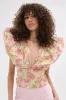 DECADENT FLORAL BROCADE BLOUSE sold by AKIRA