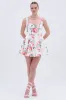 SHOW ME IVORY FLORAL MINI DRESS sold by AKIRA
