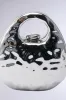 LOVE MY VIBE HAMMERED CHROME PURSE sold by AKIRA