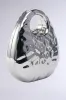 LOVE MY VIBE HAMMERED CHROME PURSE sold by AKIRA