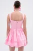 ISSA LOOK MINI DRESS IN PINK sold by AKIRA