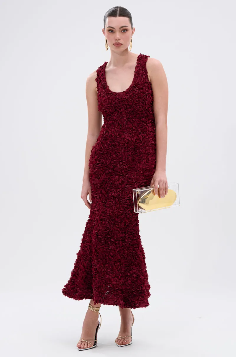 GARDEN PARTY FLORAL MIDI DRESS sold by AKIRA