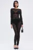 ONLY IF THERE'S BOTTLE SERVICE LACE JUMPSUIT sold by AKIRA