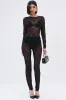 ONLY IF THERE'S BOTTLE SERVICE LACE JUMPSUIT sold by AKIRA
