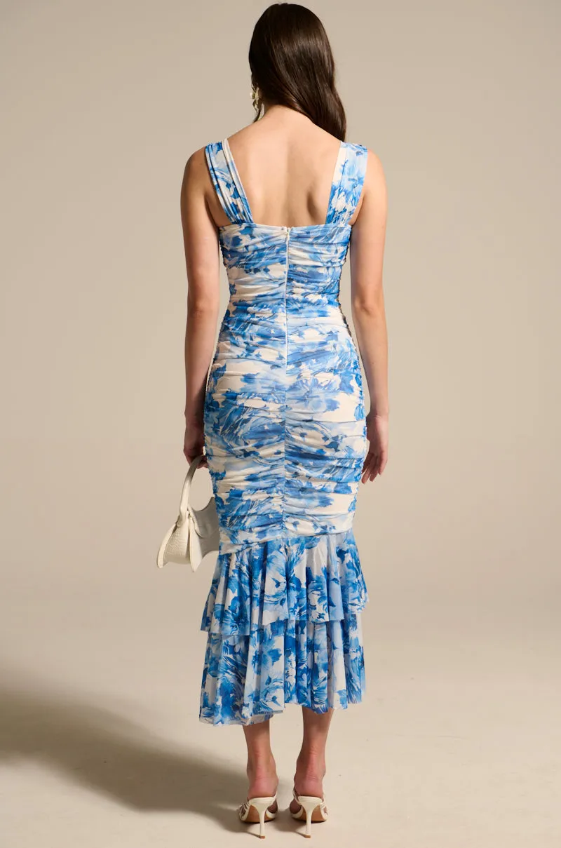 IN HIS EYES BLUE FLORAL MAXI DRESS sold by AKIRA product image thumbnail 4