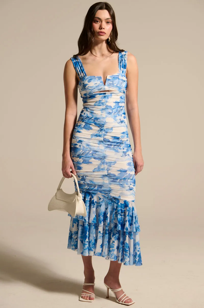 IN HIS EYES BLUE FLORAL MAXI DRESS sold by AKIRA product image thumbnail 2
