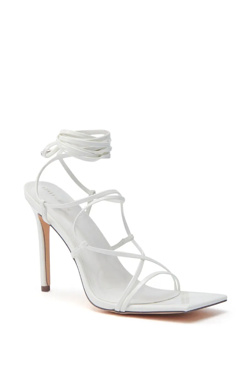 AZALEA WANG LAURA WHITE STILETTO SANDAL sold by AKIRA product image thumbnail 4