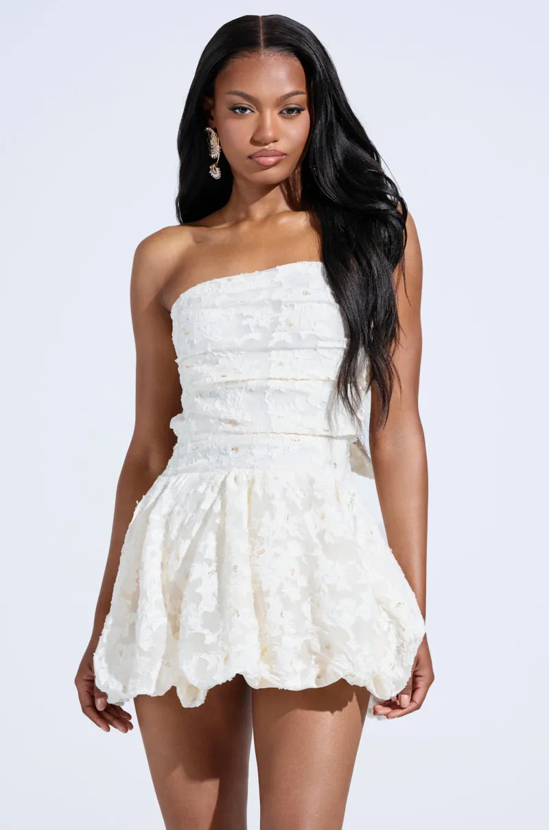 USED TO LOVE YOU FLORAL PRINT MINI DRESS sold by AKIRA