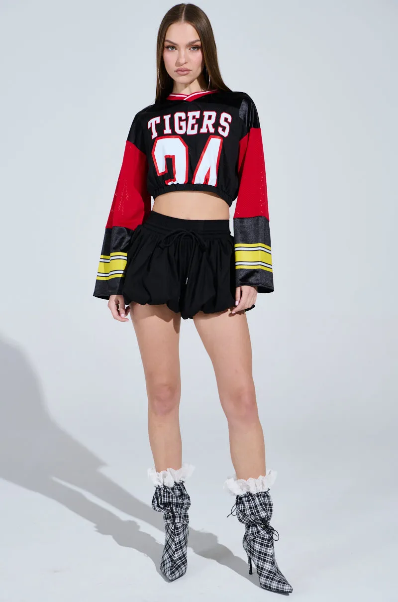 TIGERS CROP JERSEY sold by AKIRA product image thumbnail 5