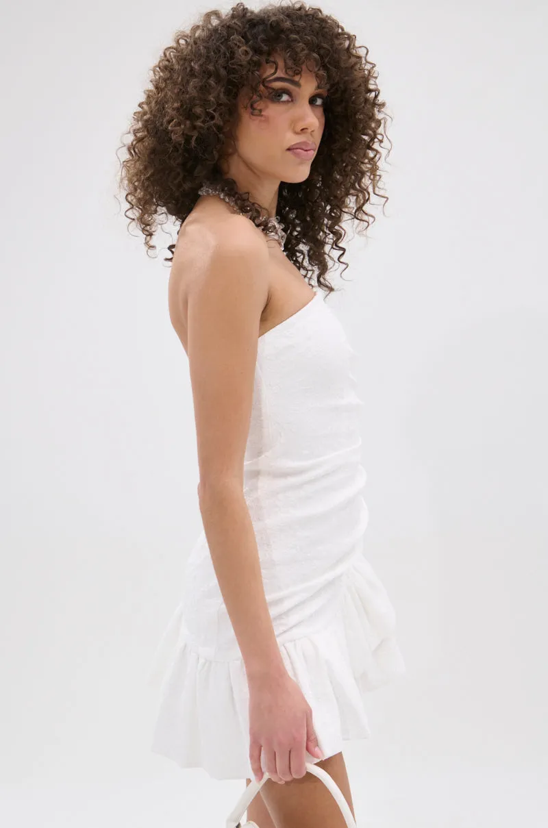 GARDEN PARTY MINI DRESS IN WHITE sold by AKIRA product image thumbnail 4