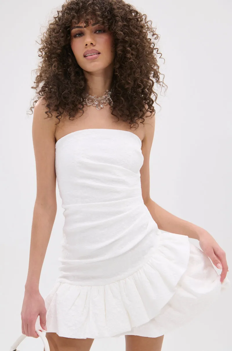 GARDEN PARTY MINI DRESS IN WHITE sold by AKIRA product image thumbnail 2