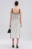 LETS GET IT GOING KNIT STRIPE MIDI DRESS sold by AKIRA