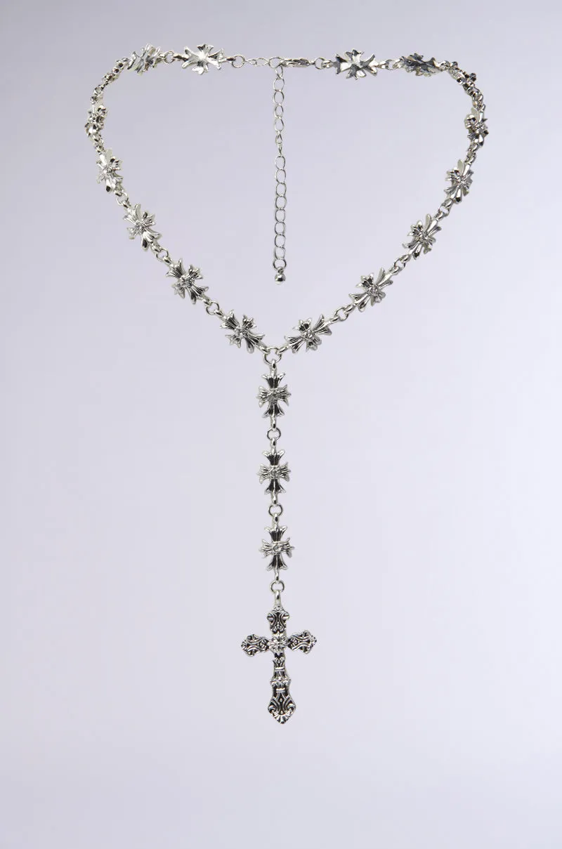 DEDE CROSS NECKLACE sold by AKIRA