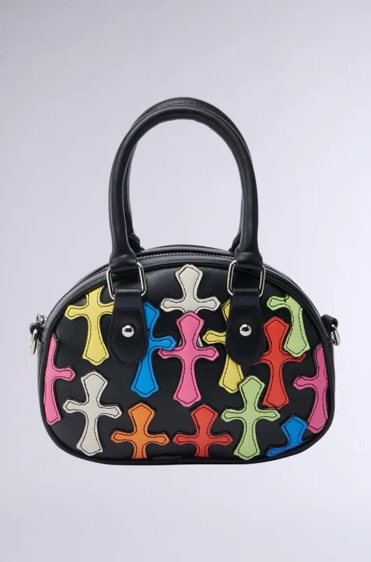 CROSS ME PATCH PURSE sold by AKIRA
