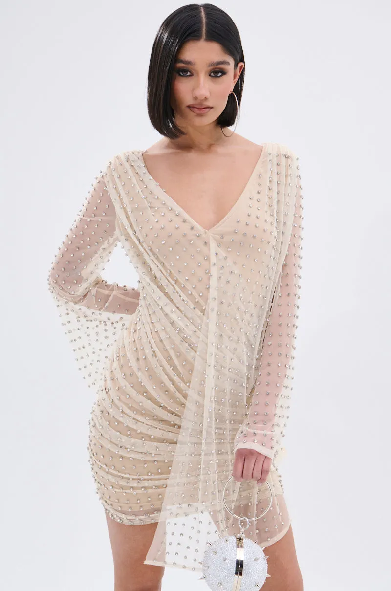 ALYSSA RHINESTONE MINI DRESS sold by AKIRA