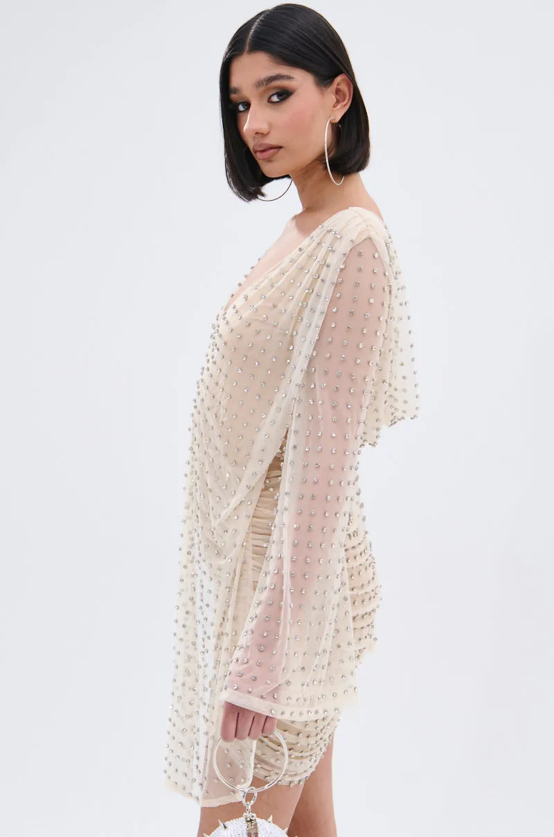 ALYSSA RHINESTONE MINI DRESS sold by AKIRA product image thumbnail 3