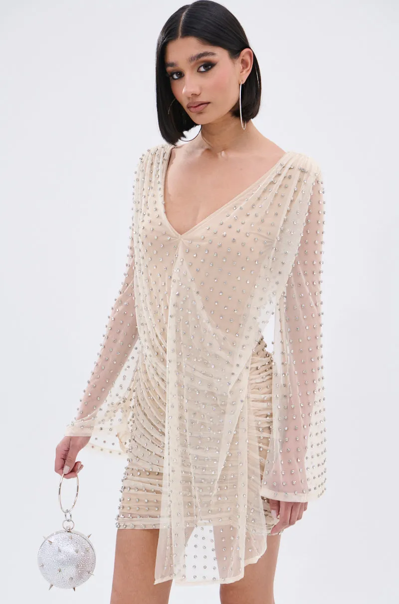ALYSSA RHINESTONE MINI DRESS sold by AKIRA product image thumbnail 2
