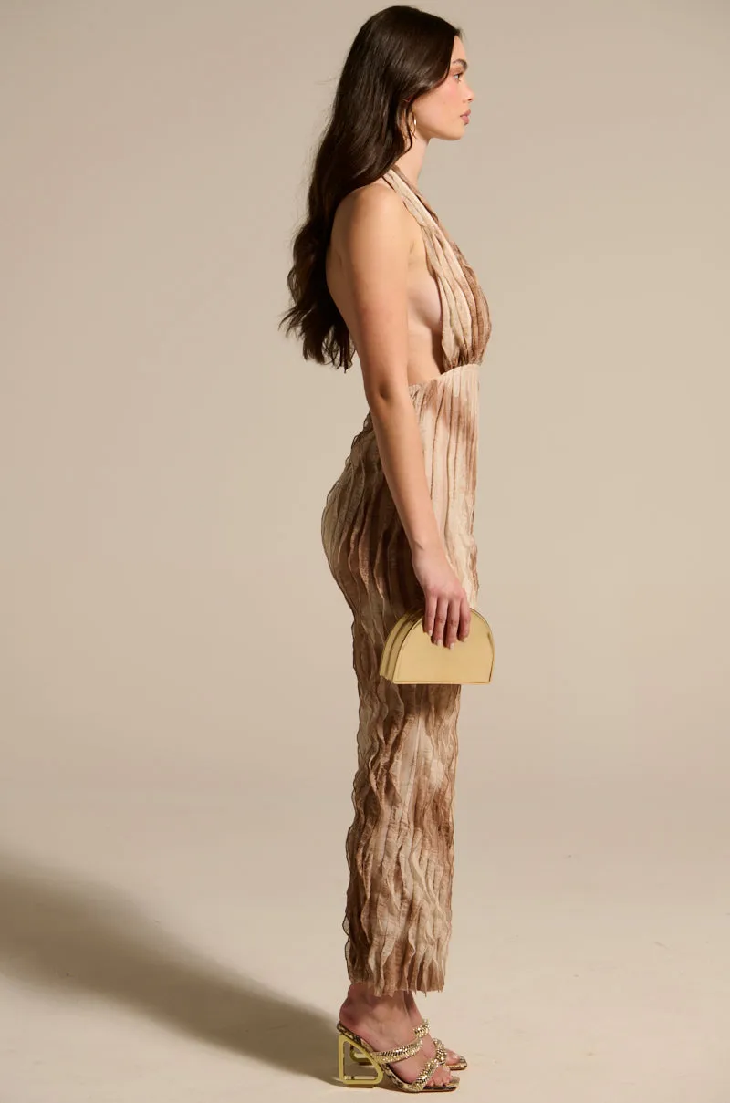 LOOK BUT DON'T TOUCH PRINTED MAXI DRESS sold by AKIRA product image thumbnail 5