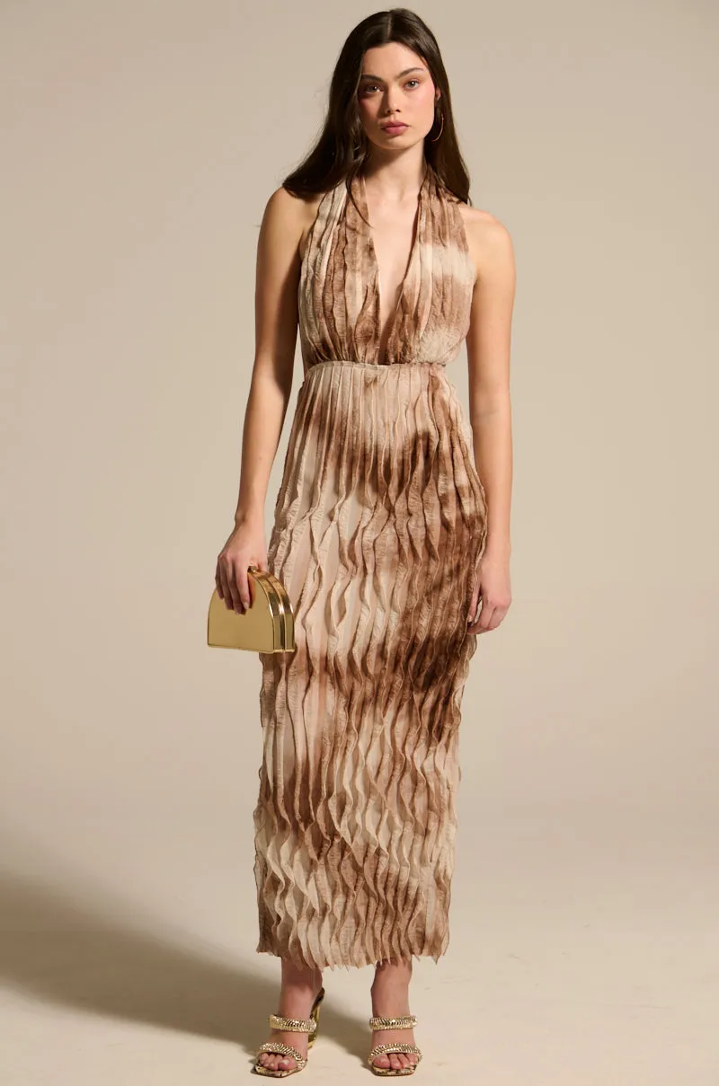 LOOK BUT DON'T TOUCH PRINTED MAXI DRESS sold by AKIRA product image thumbnail 4