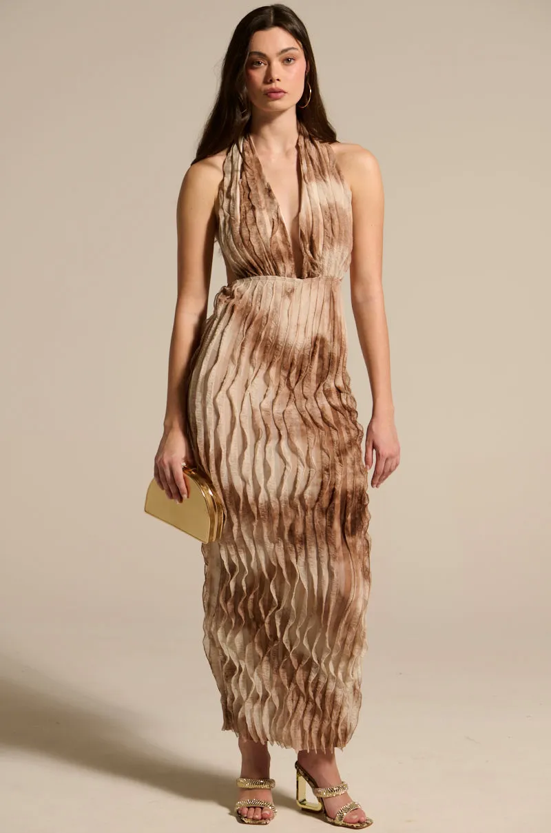 LOOK BUT DON'T TOUCH PRINTED MAXI DRESS sold by AKIRA product image thumbnail 3