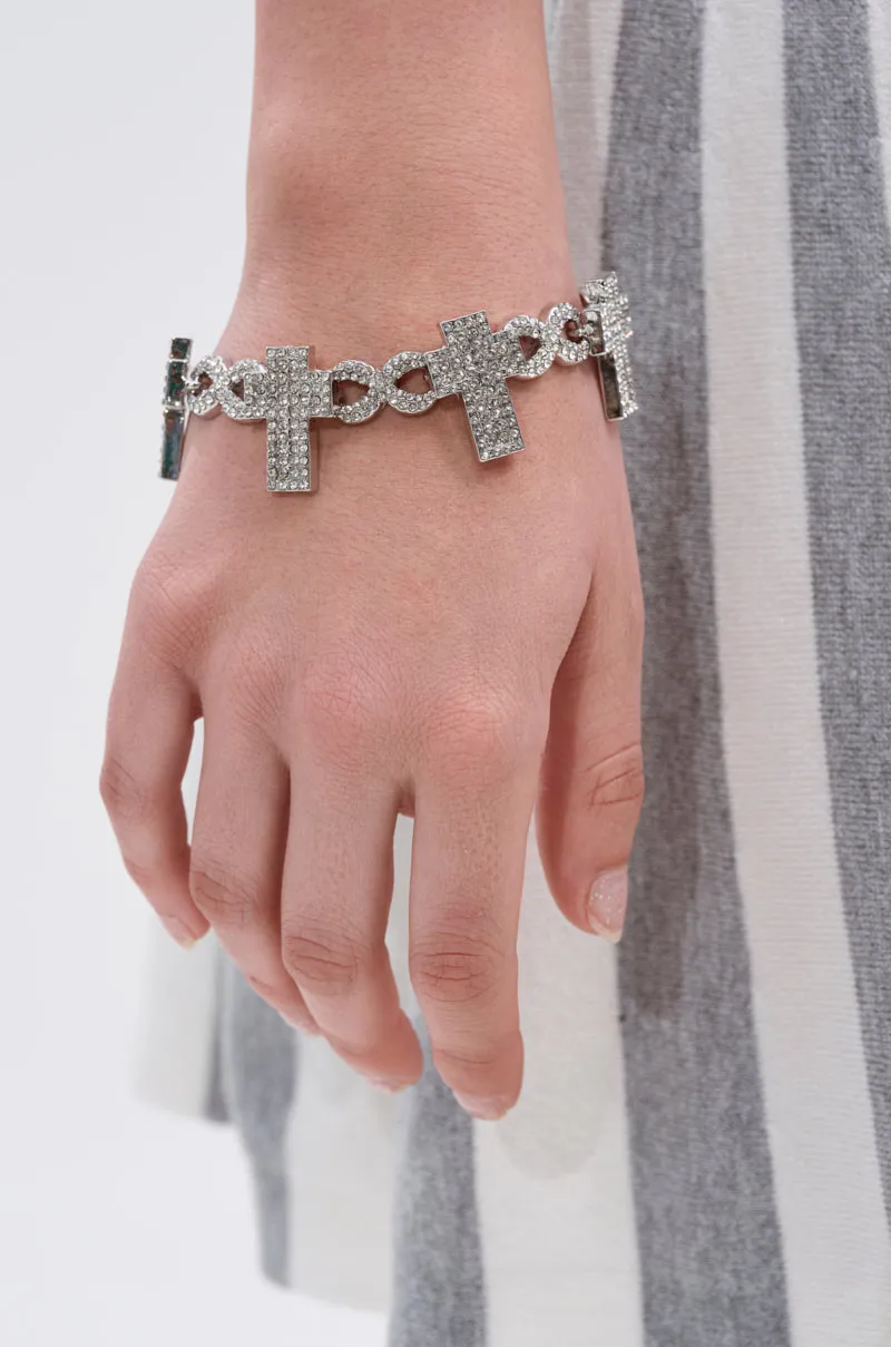 CROSS MY HEART BRACELET sold by AKIRA product image thumbnail 2
